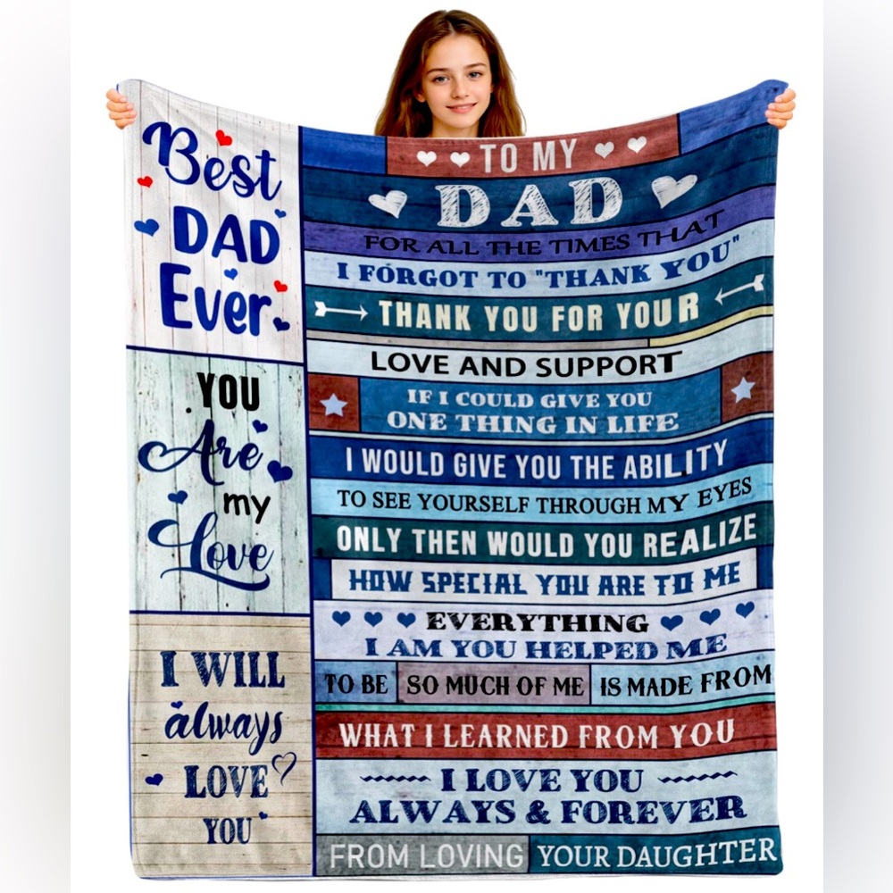 Father’s Day Dad Blanket